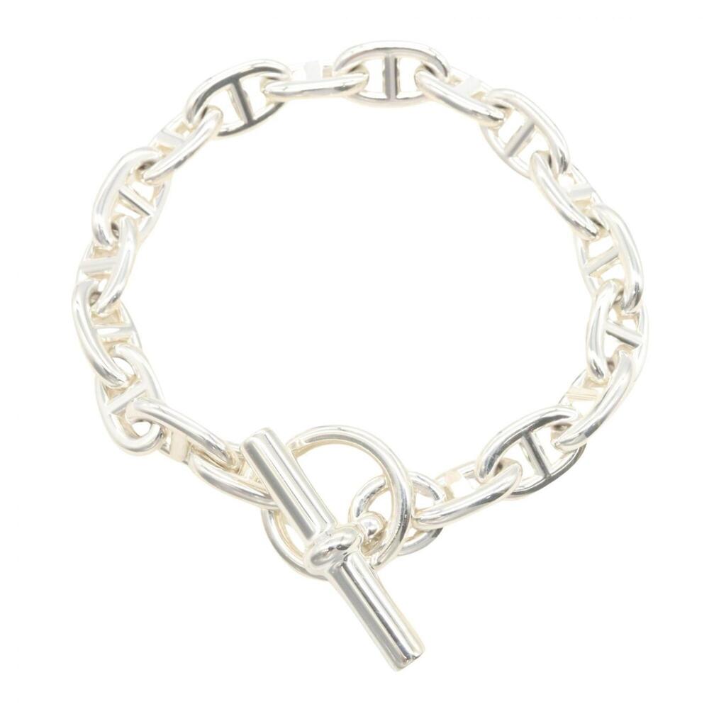 Hermes Chaine d'Ancre PM 18-link bracelet, sterling silver (925), men's and w...